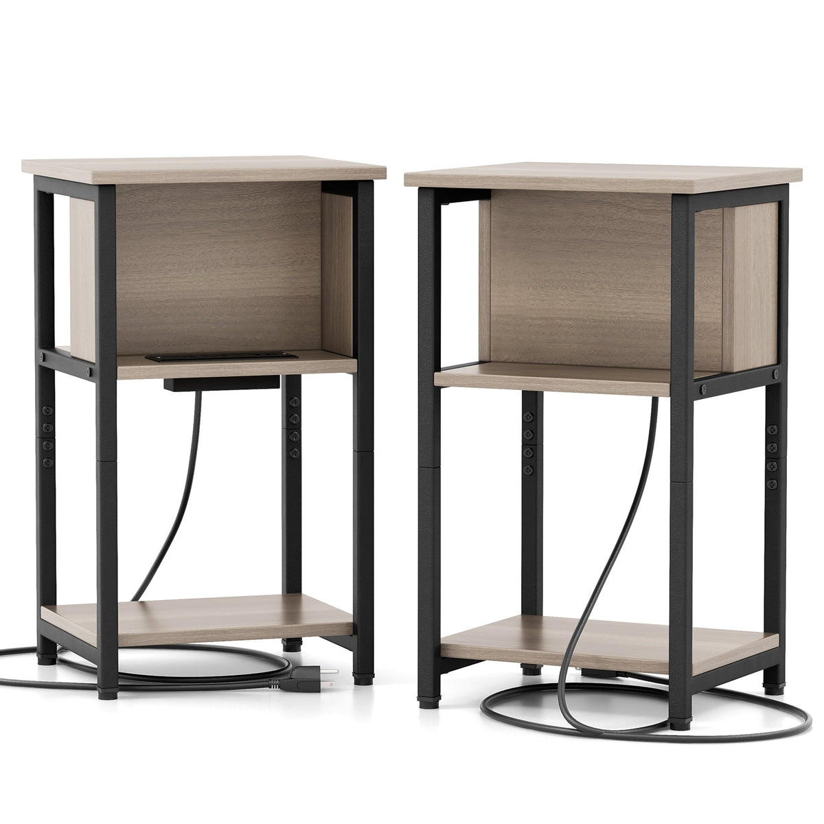 End Table with USB Ports/Power Outlets