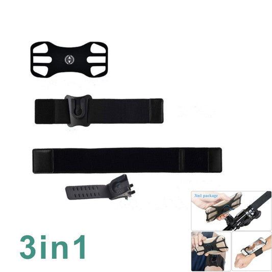 Detachable Swivel Arm Wrist Strap Phone Case