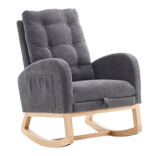 Rocking Chair With Footrest