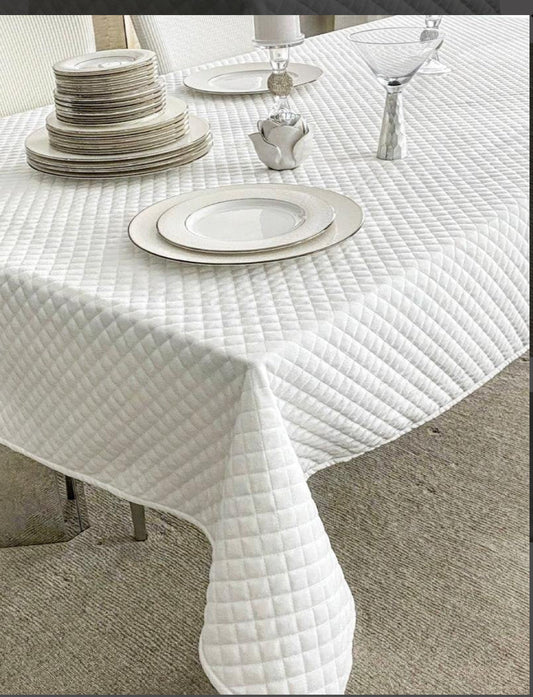 Quilted Washable Tablecloth