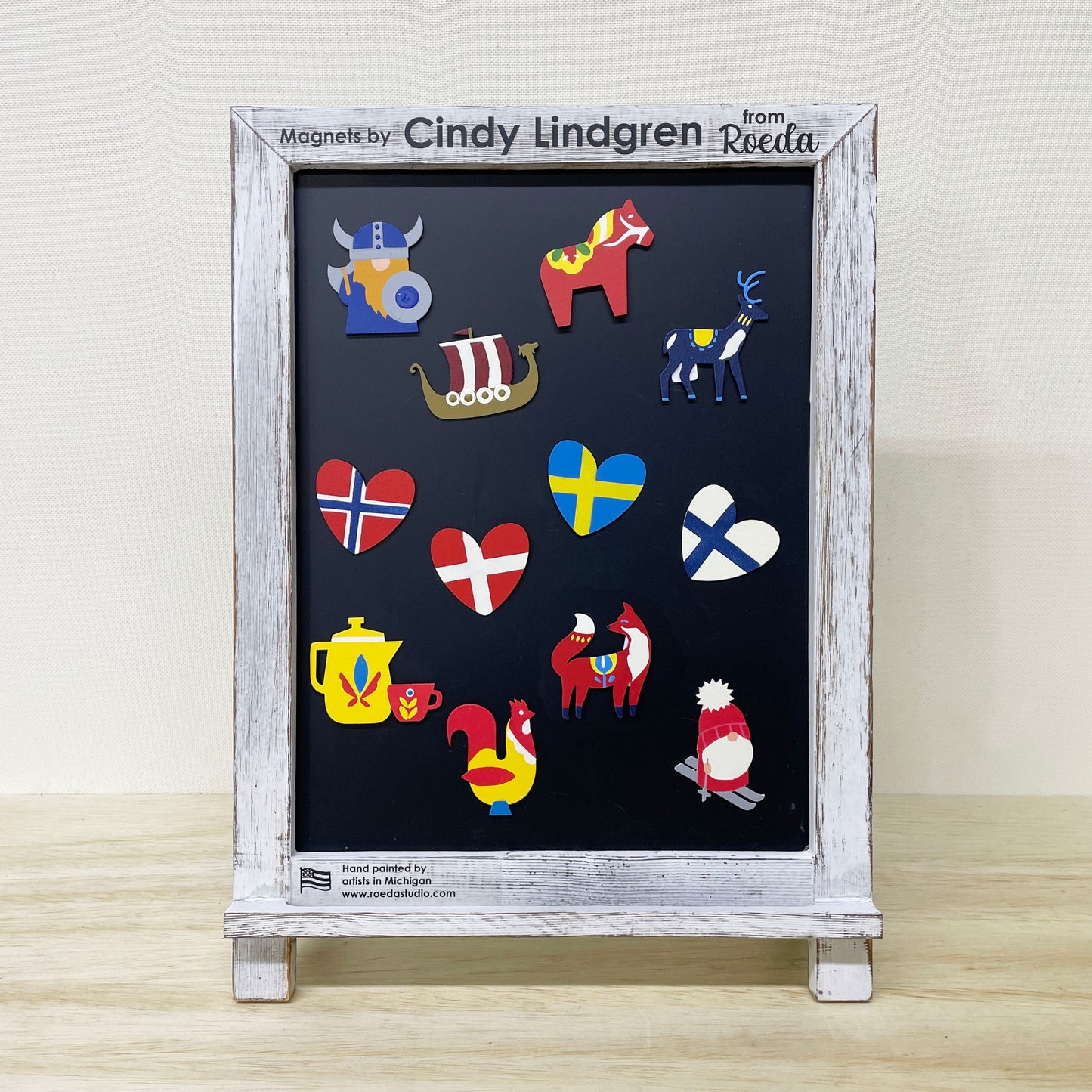Swedish Heart Flag Magnet