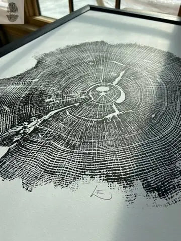 Virginia Oak - tree print