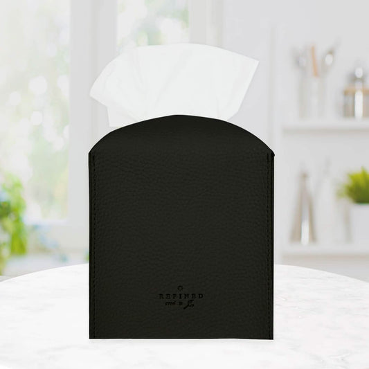 Leather Square Tissue Box Holder