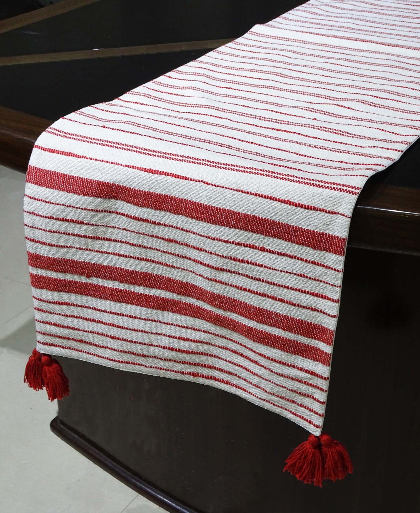 Woven Cotton Table Runner 16"x90"