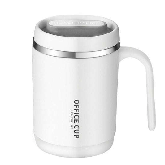 Stainless Steel Cups With Splash Proof Sliding Lid