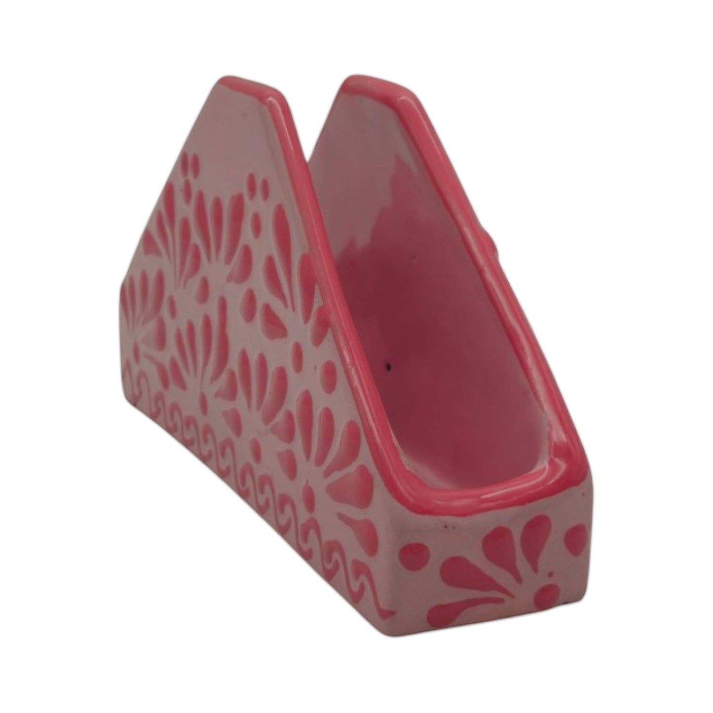 Pink Talavera Napkin Holder