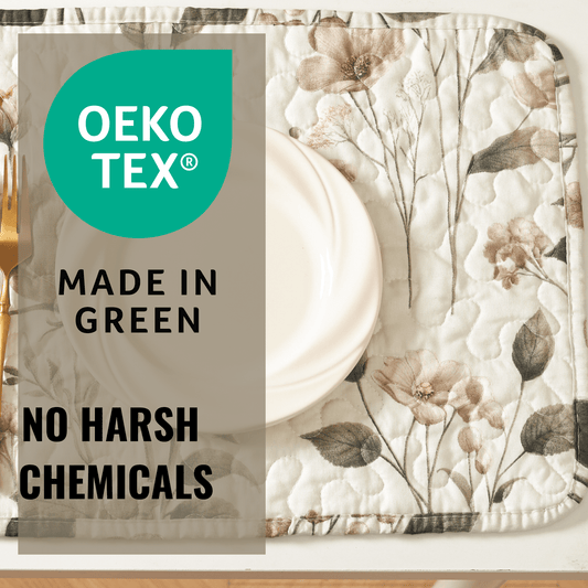 Quilted Enchanted Meadow Placemats - Set of 4