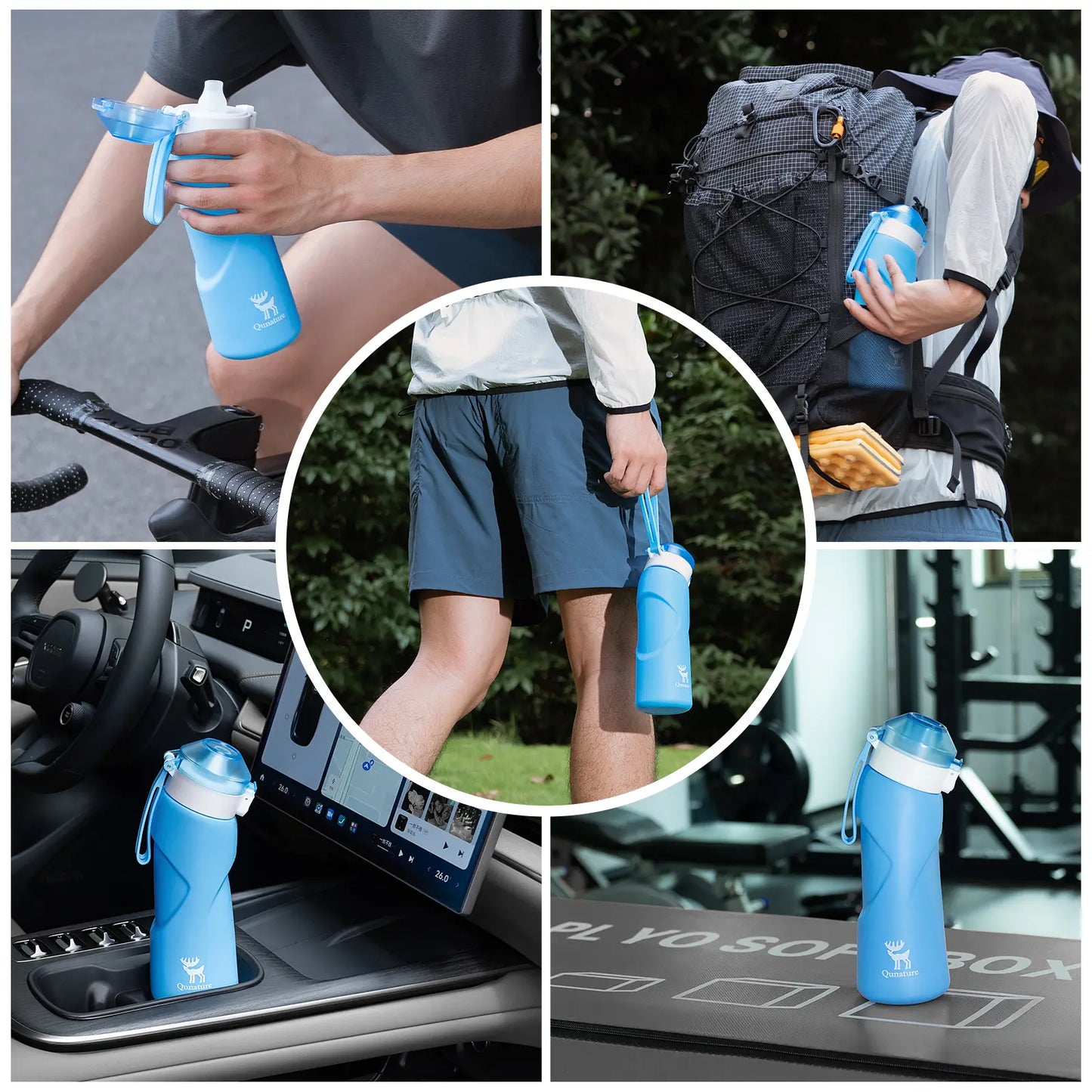 Collapsible Soft Water Bottle