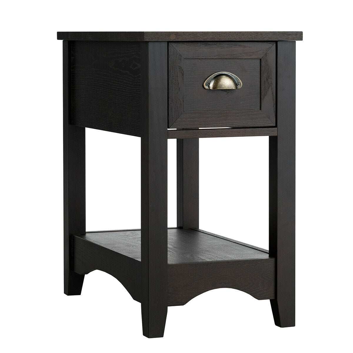 Compact End Table with Drawer