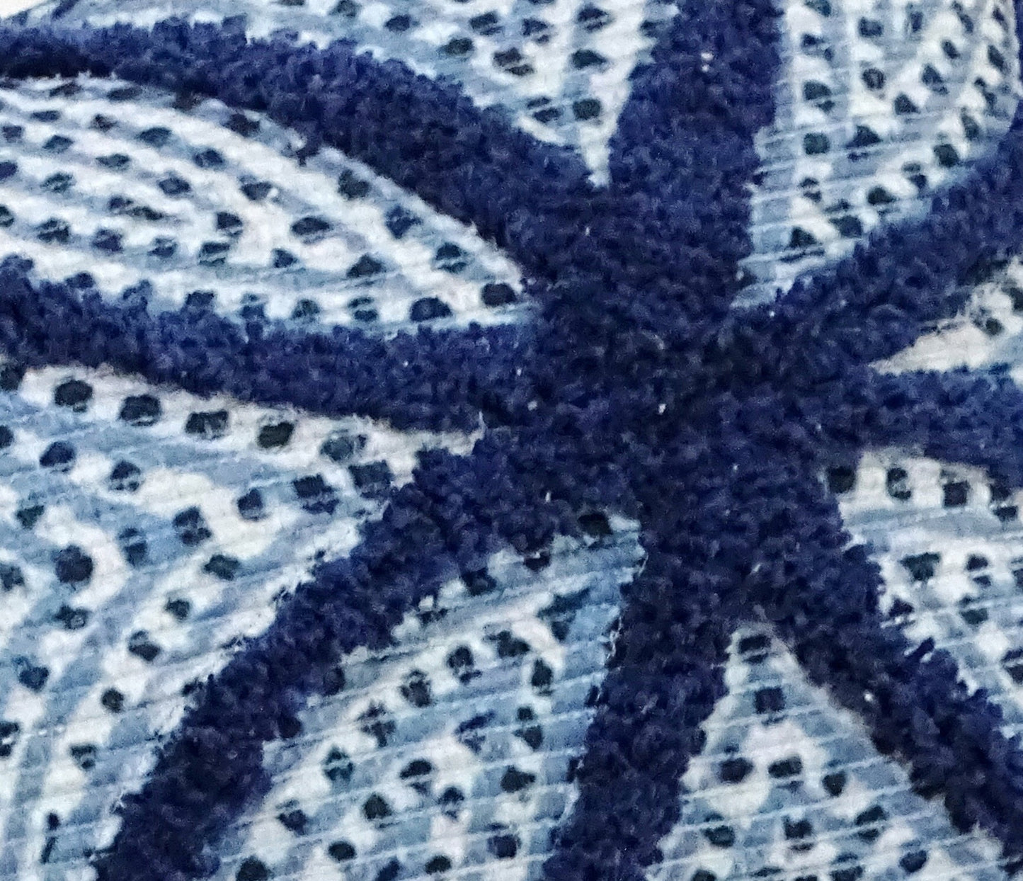 Blue Throw Pillow 14" X 24"