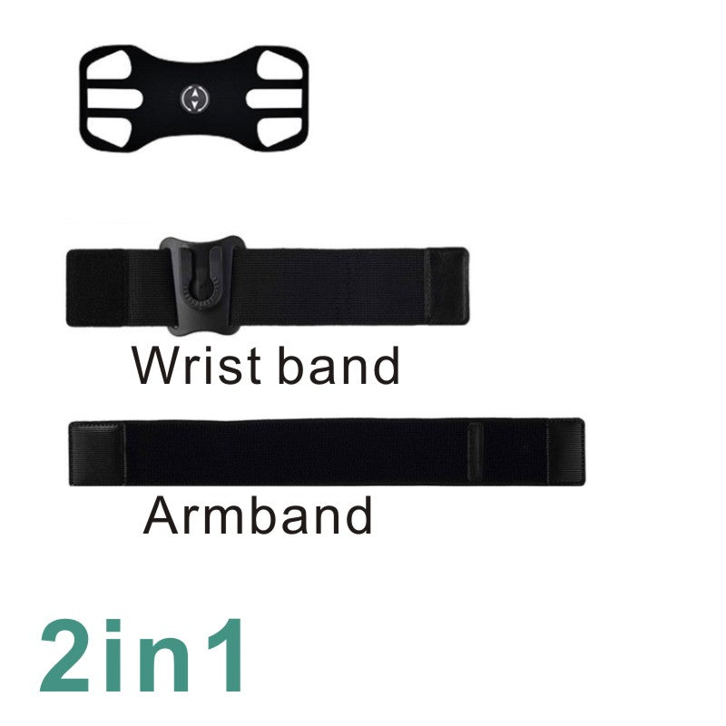 Detachable Swivel Arm Wrist Strap Phone Case