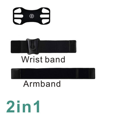 Detachable Swivel Arm Wrist Strap Phone Case