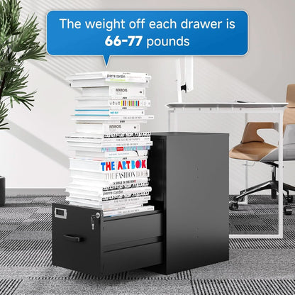 Vertical File Cabinet, 2 drawer