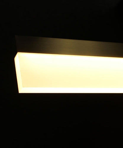 Light Bar Ribbon LED Kitchen Island Light Fixtur,e Brushed Nickel Finish