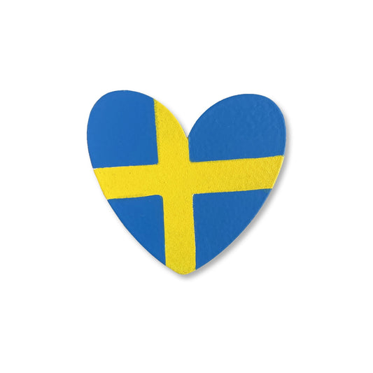 Swedish Heart Flag Magnet
