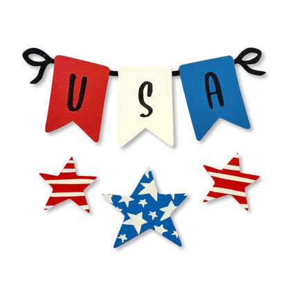 USA Wreath Kit Magnets