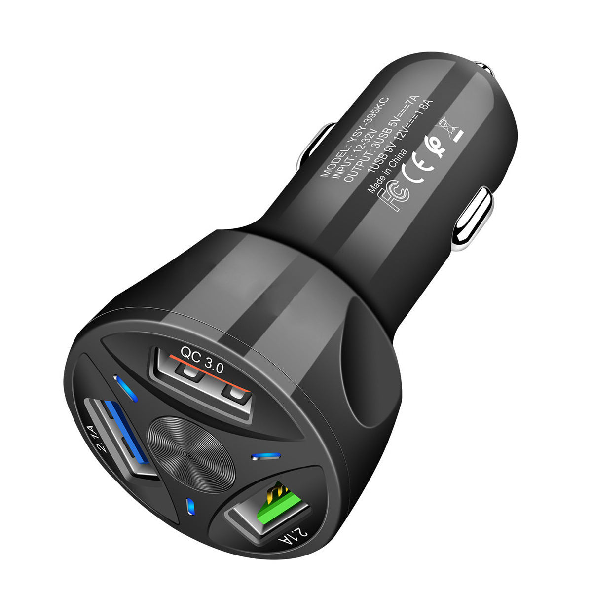 Fast Charge Car Charger, One For Four