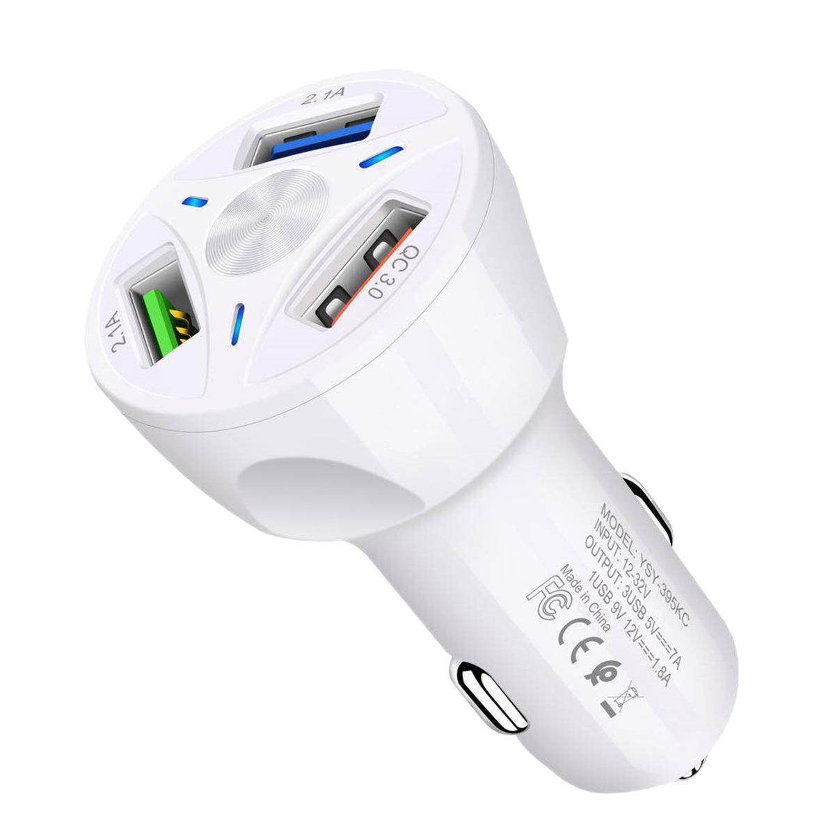 Fast Charge Car Charger, One For Four