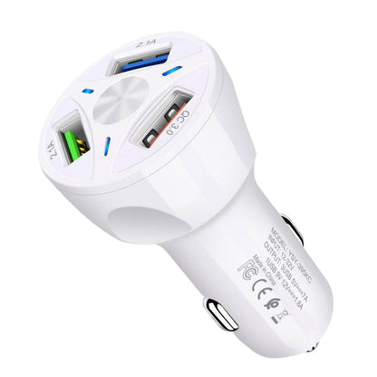 Fast Charge Car Charger, One For Four