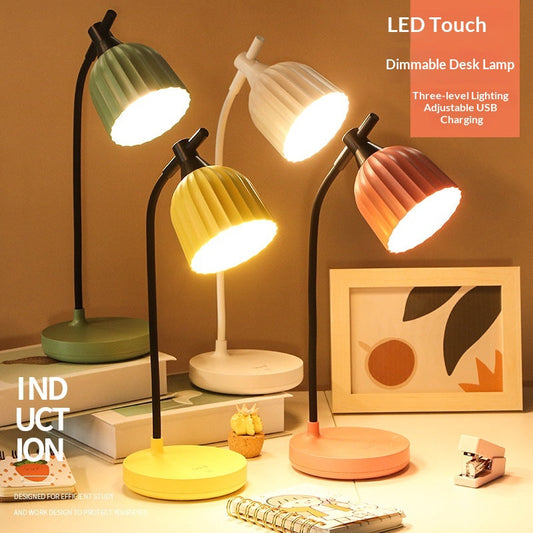 Touch-Activated LED Dimmable Bedside/Desk Lamp