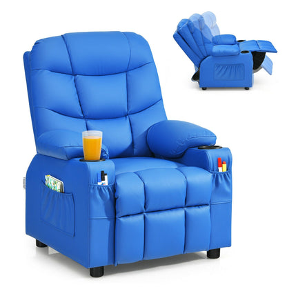 Kids Recliner Chair with Cup Holder