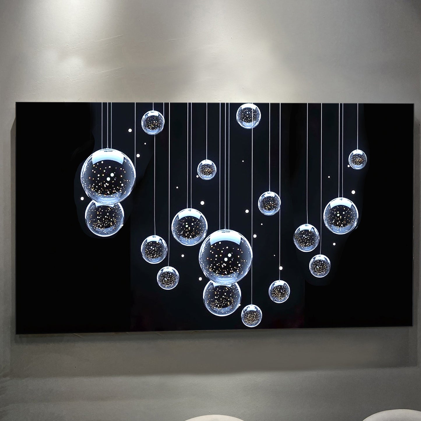 Abstract Bubbles Wall Art