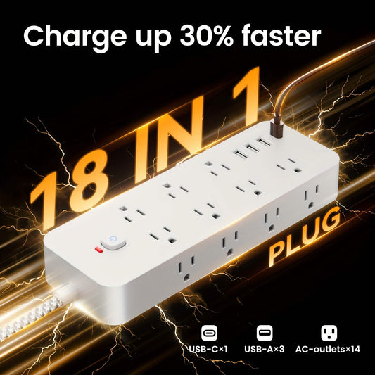 Power Strip with Surge Protection