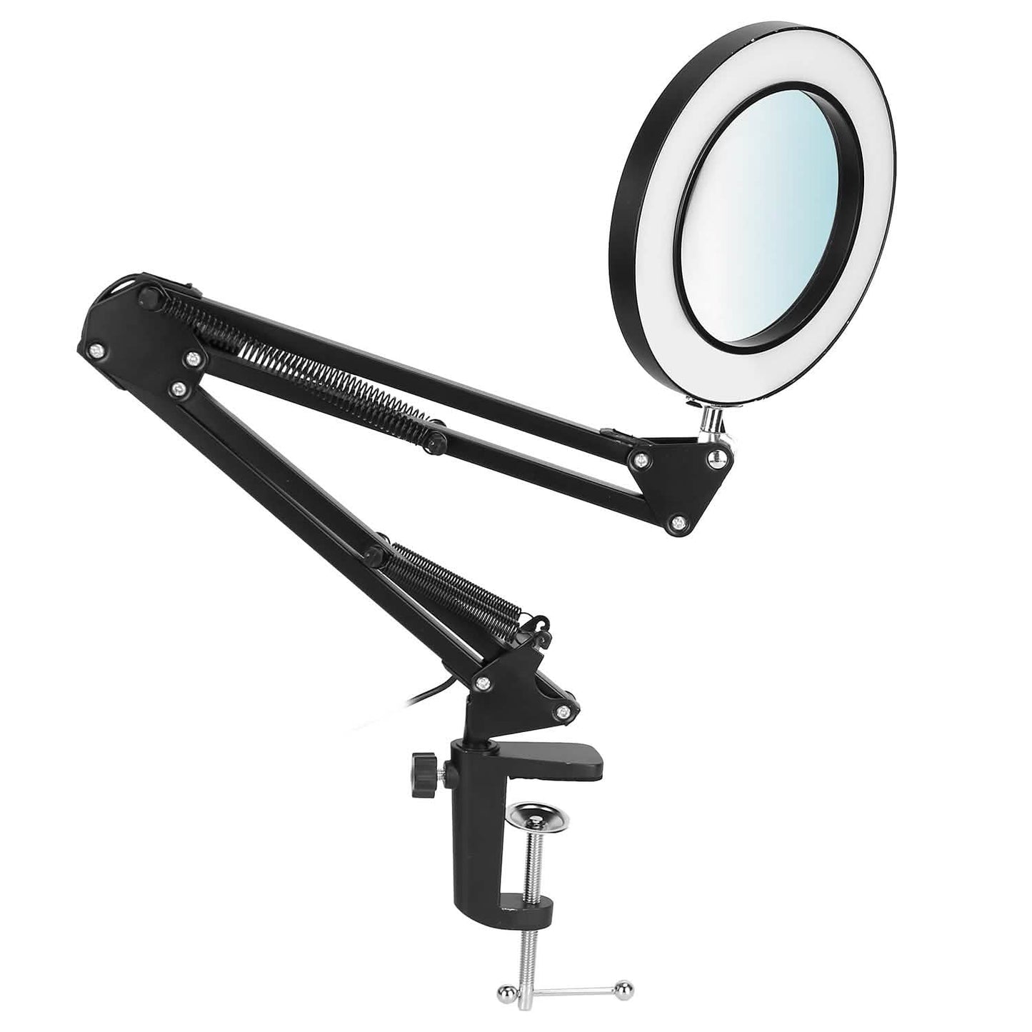 LED Magnifier Desk Lamp