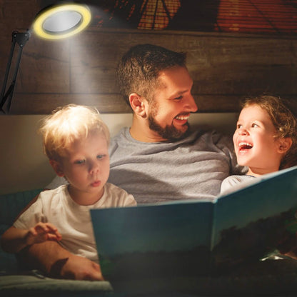 LED Magnifier Desk Lamp