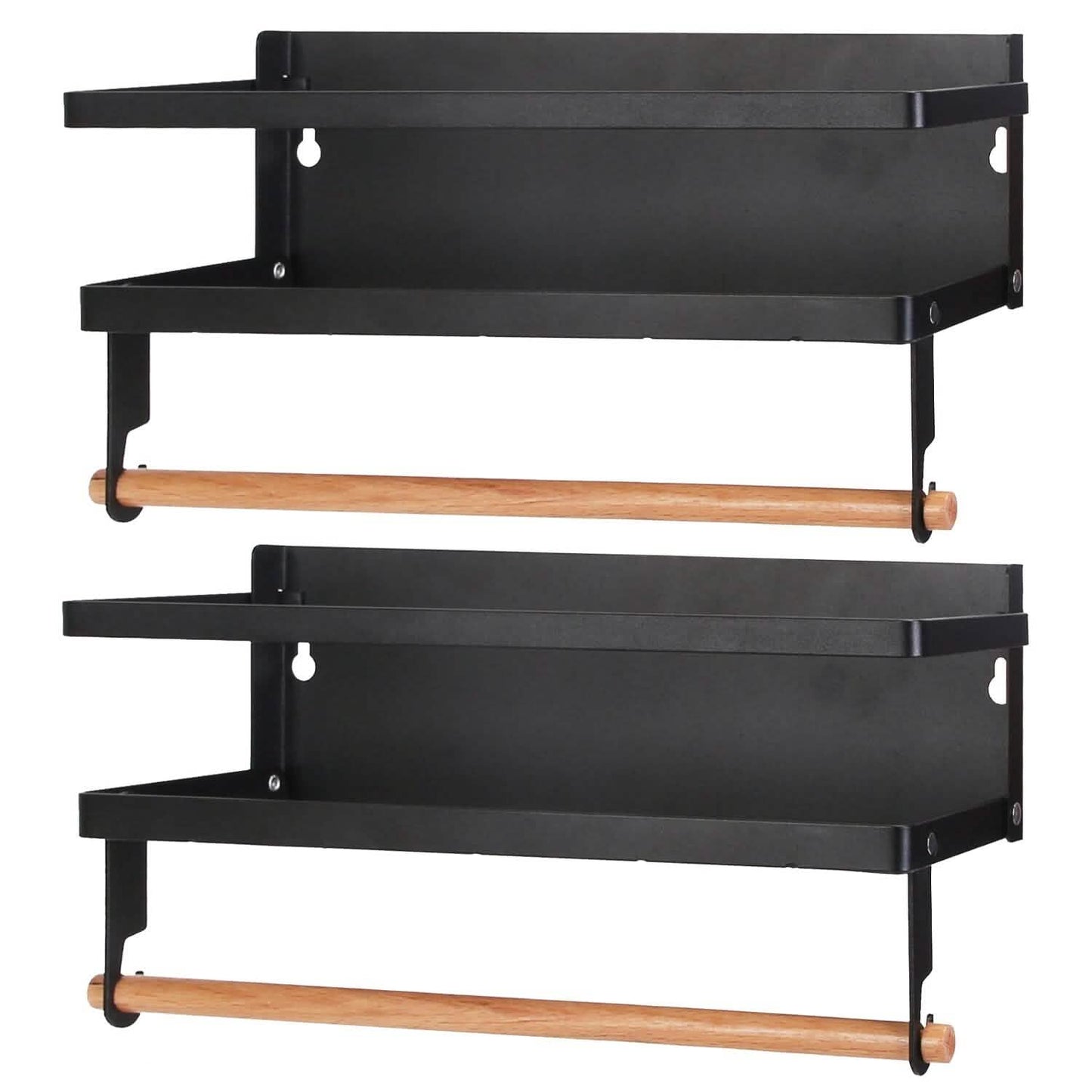 Magnetic Spice Rack/Paper Towel Holder for Refrigerator