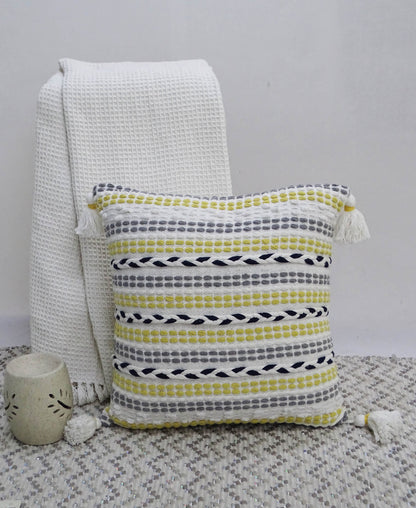 Throw Pillow with Braids