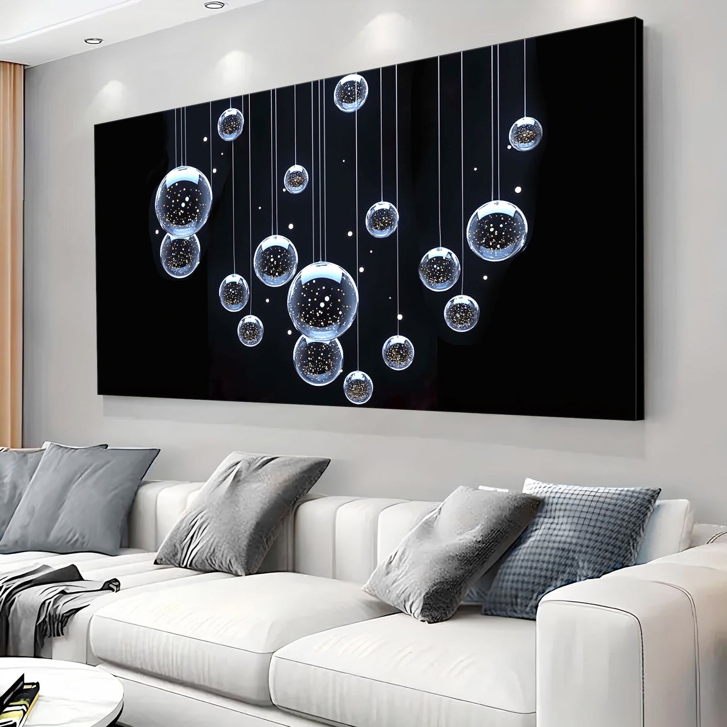 Abstract Bubbles Wall Art