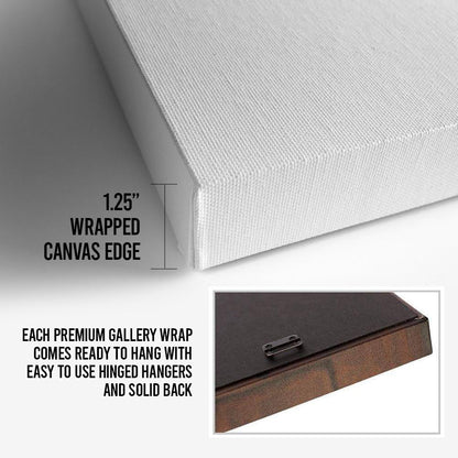 Black Abstract Canvas Wall Art