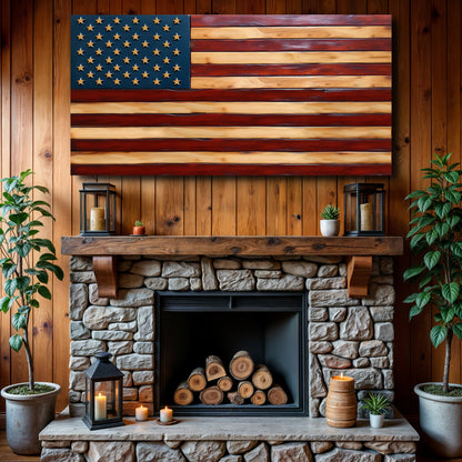 Old Glory American Flag Wall Art