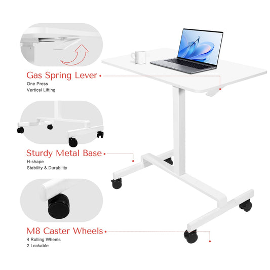 Standing Desk - Rollable/Adjustable