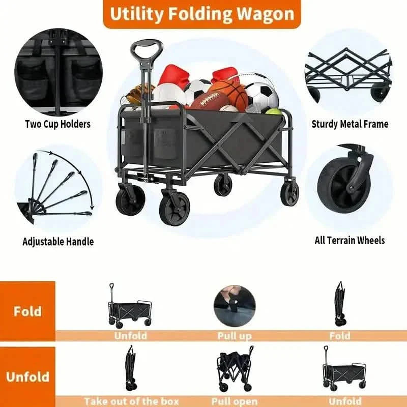 Foldable Wagon Cart