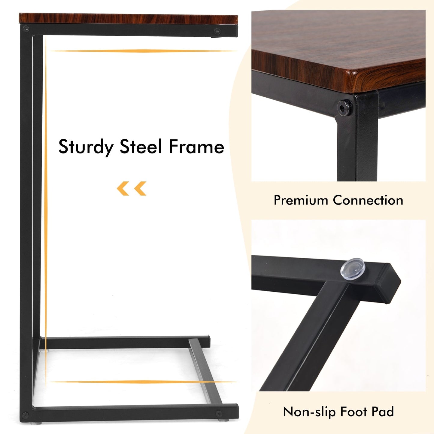 Beside/Sofa Laptop Holder Desk