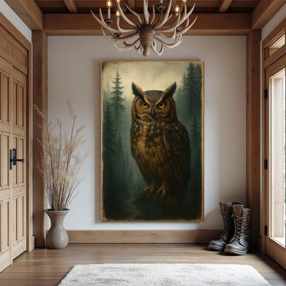 Watcher Of The Woods Owl Art
