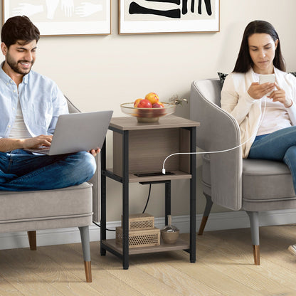 End Table with USB Ports/Power Outlets