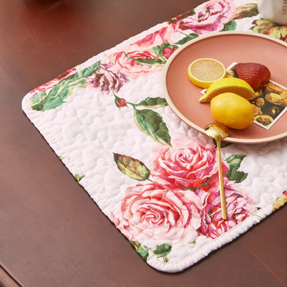 Quilted Dining Placemats 13” x 19”, set 4