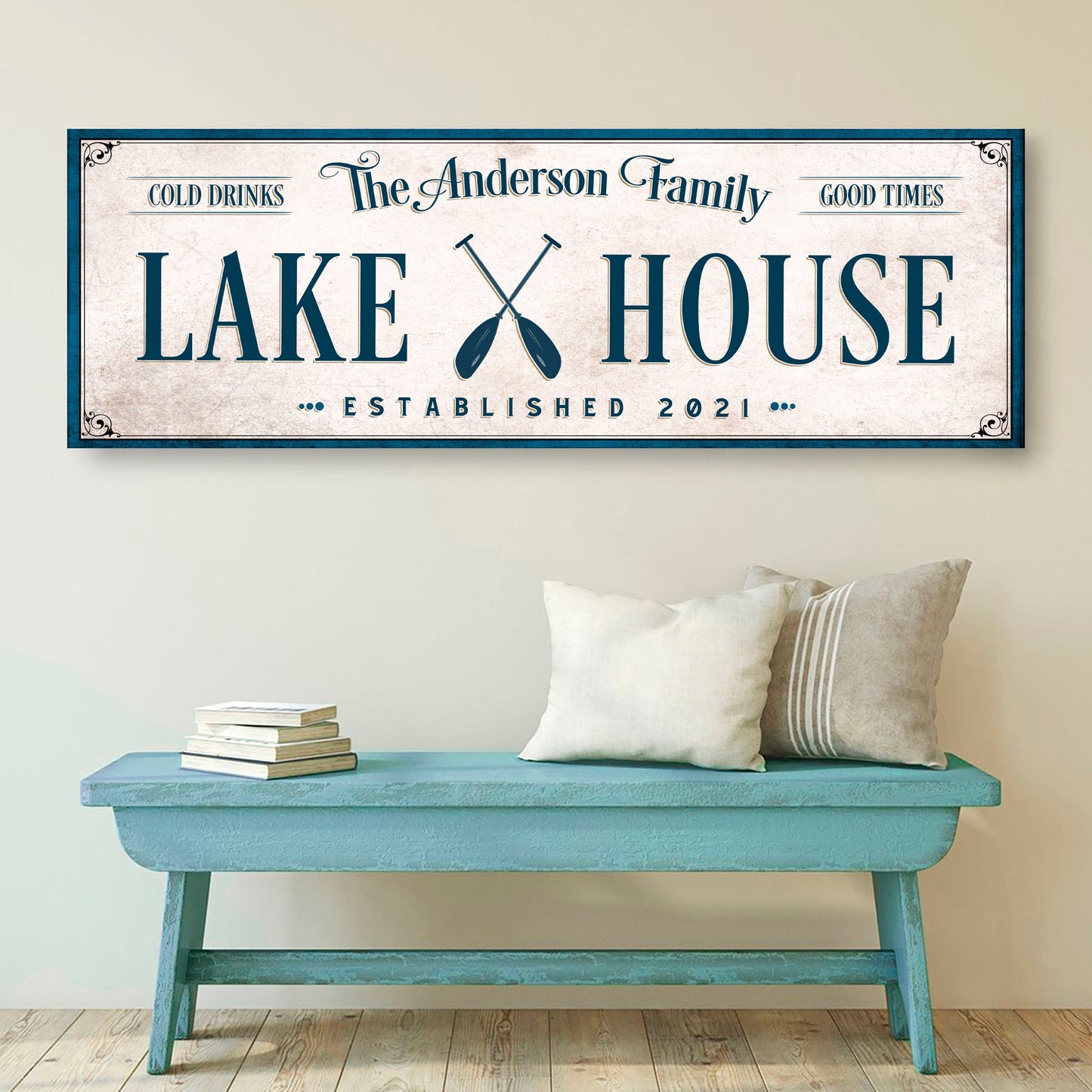 Personalized Lake House Sign