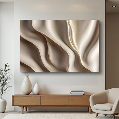 3D Abstract Waves Wall Art