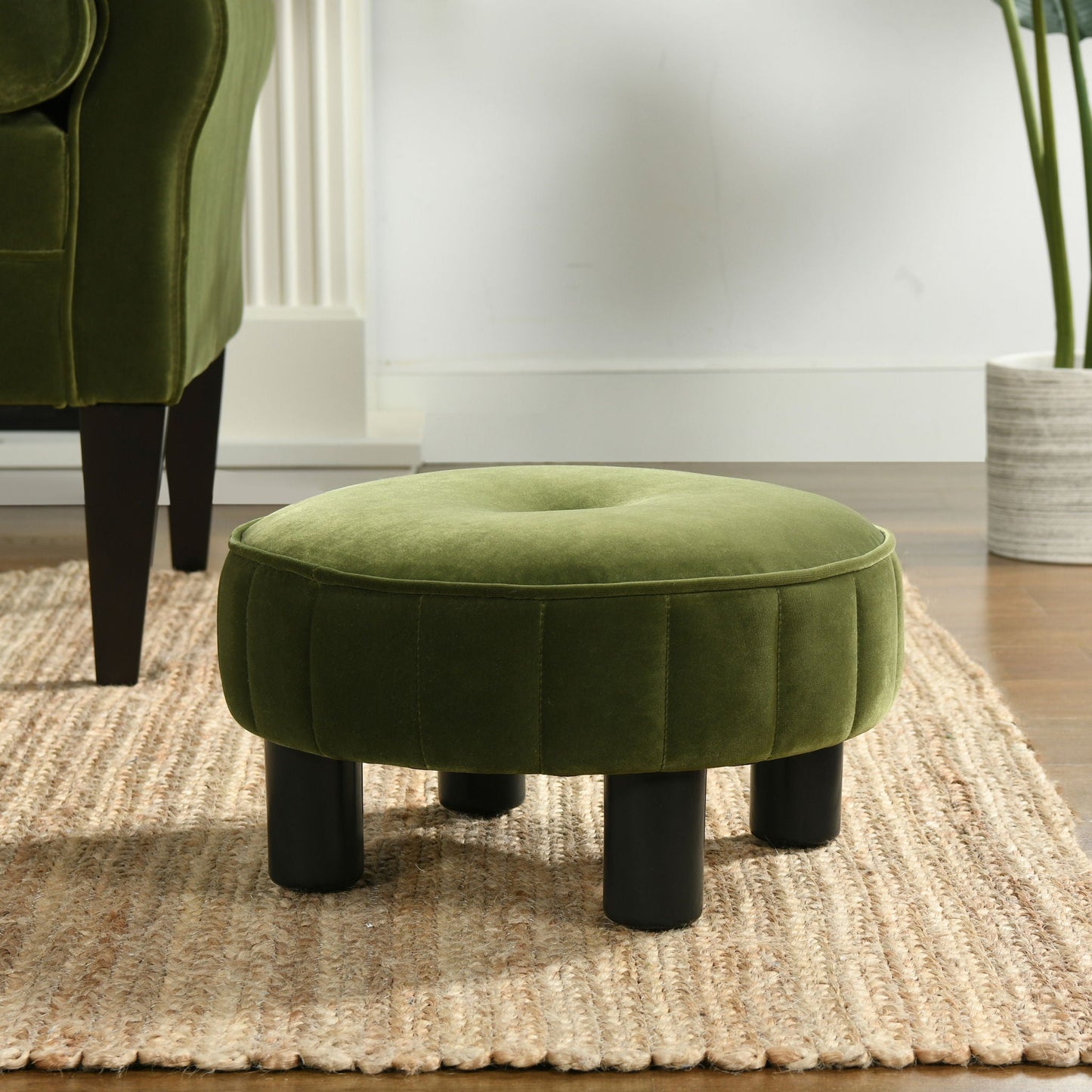 Round Footstool/Ottoman