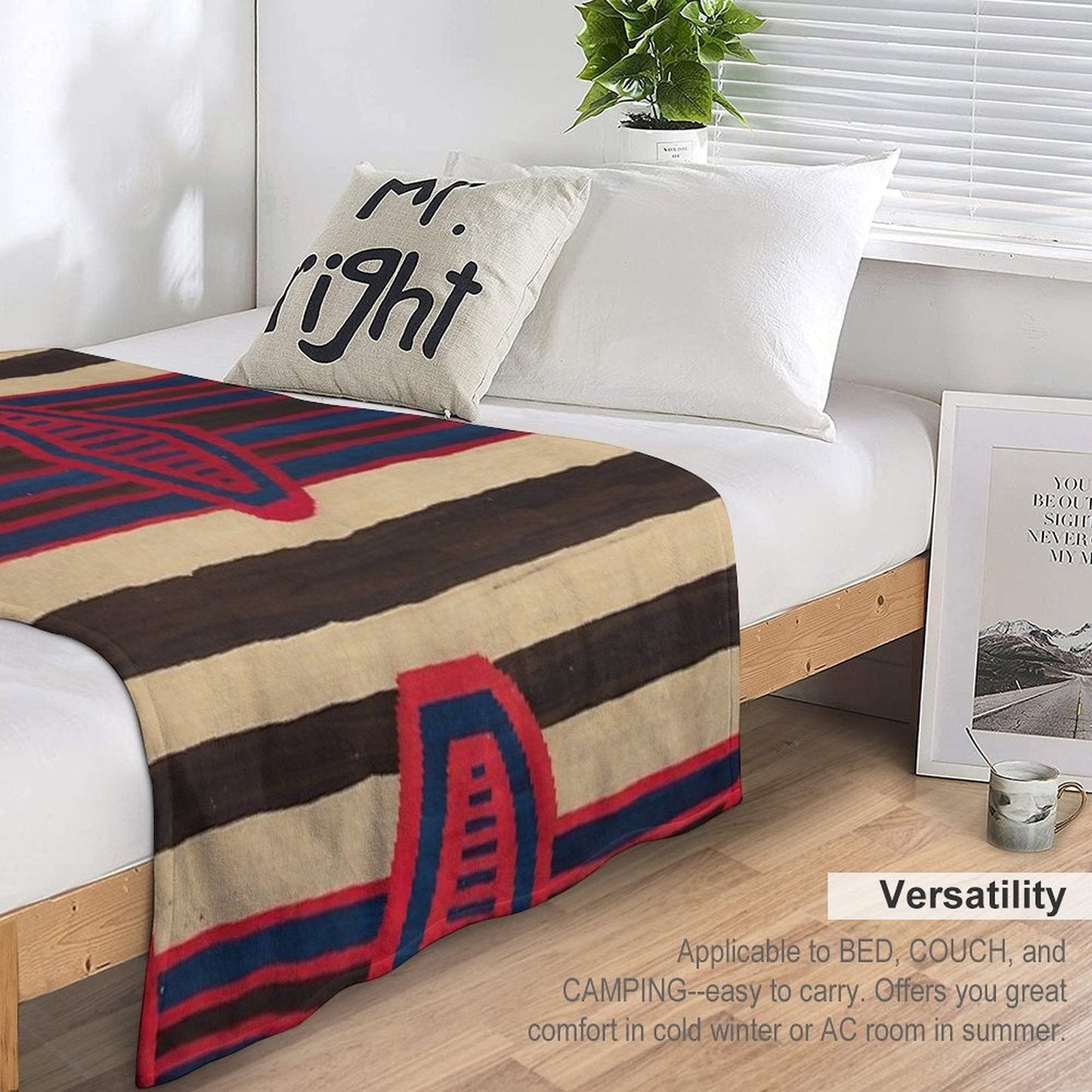 Indigenous Chief's Blanket  Design Throw/Blanket