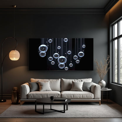Abstract Bubbles Wall Art