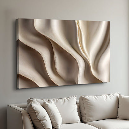 3D Abstract Waves Wall Art