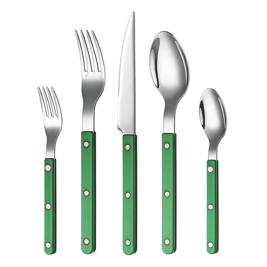 Green Cutlery Set of 20 pcs