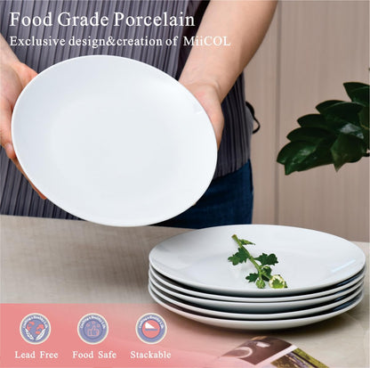 Ceramic Appetizer/Dessert/Salad Plates Set of 6