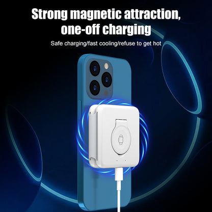 Folding Magnetic Suction Wireless Charger, 3-in-1
