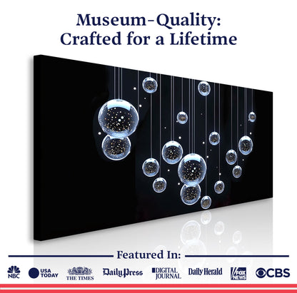 Abstract Bubbles Wall Art